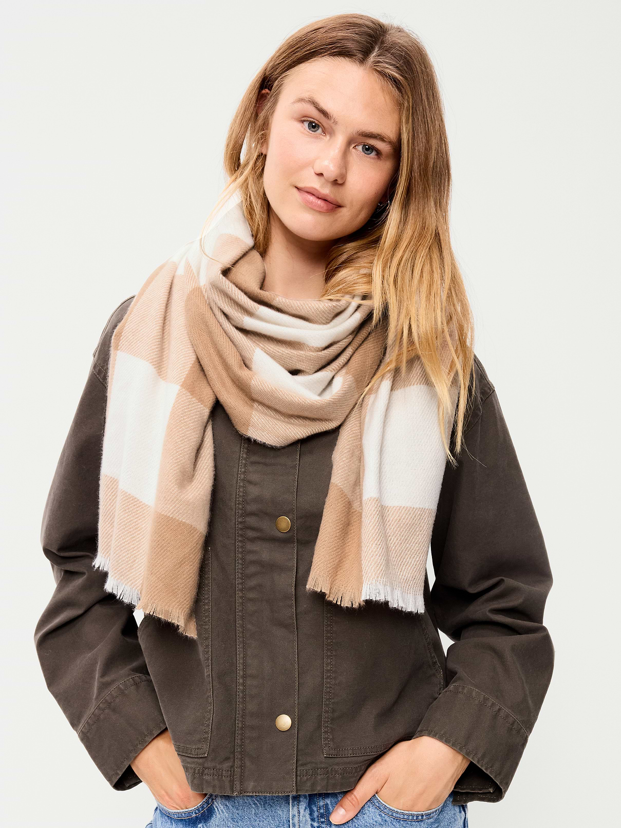 Image number 1 showing, Flannel Printed Scarf
