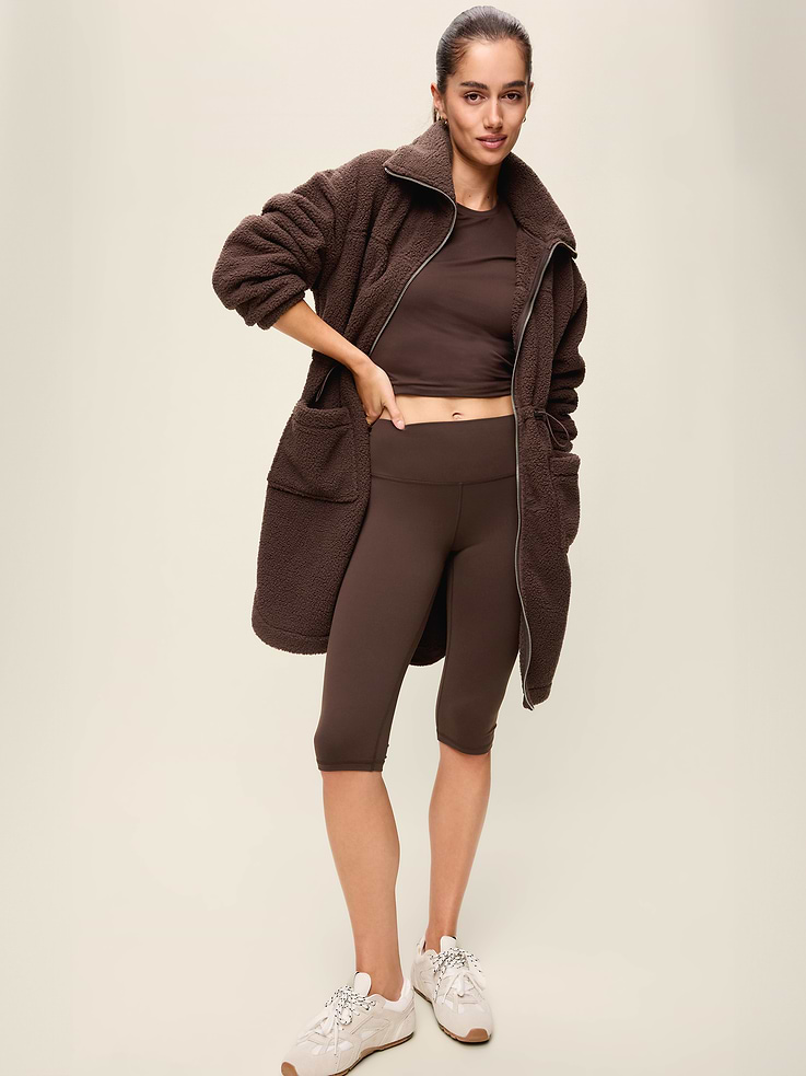 Image number 3 showing, Longline Sherpa Jacket