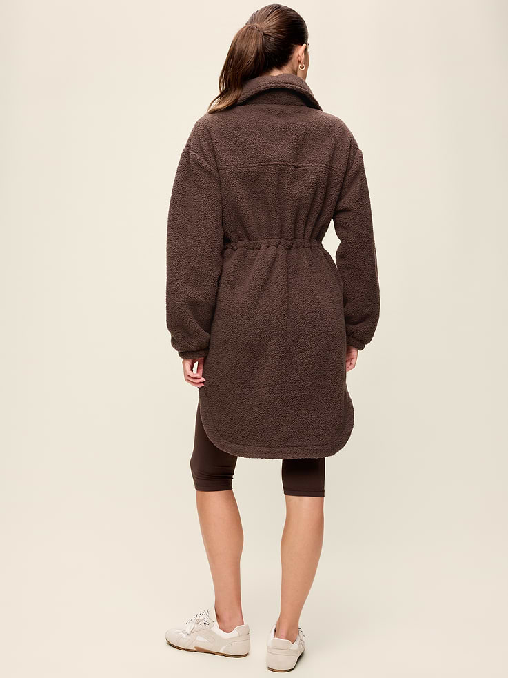 Image number 2 showing, Longline Sherpa Jacket