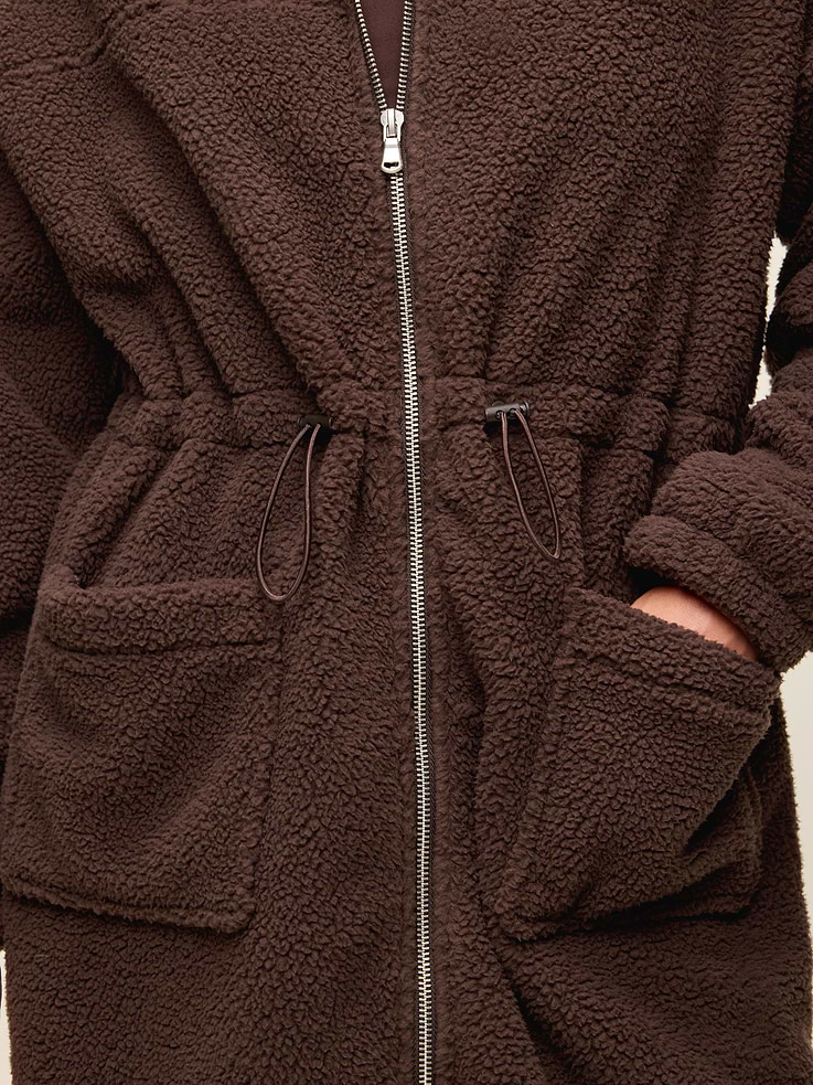 Image number 4 showing, Longline Sherpa Jacket