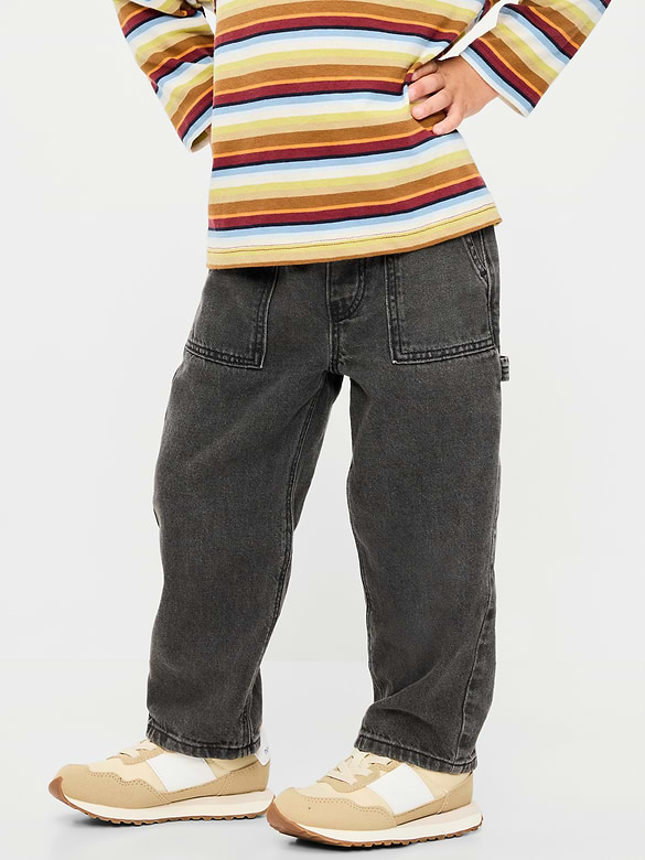 Super Baggy Carpenter Jeans for Toddler Boys