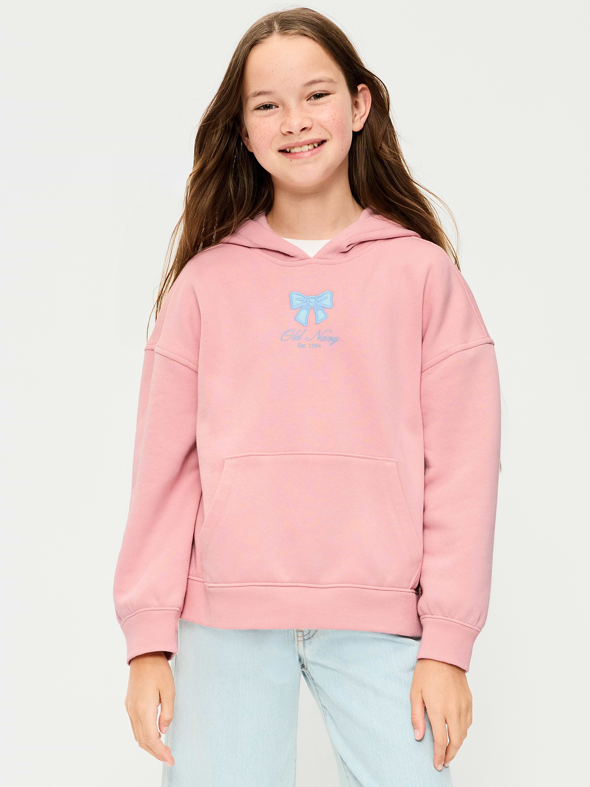 Image number 1 showing, Oversized Pullover Hoodie for Girls