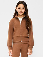 Image number 1 showing, CozePlush 2-Way-Zip Jacket for Girls