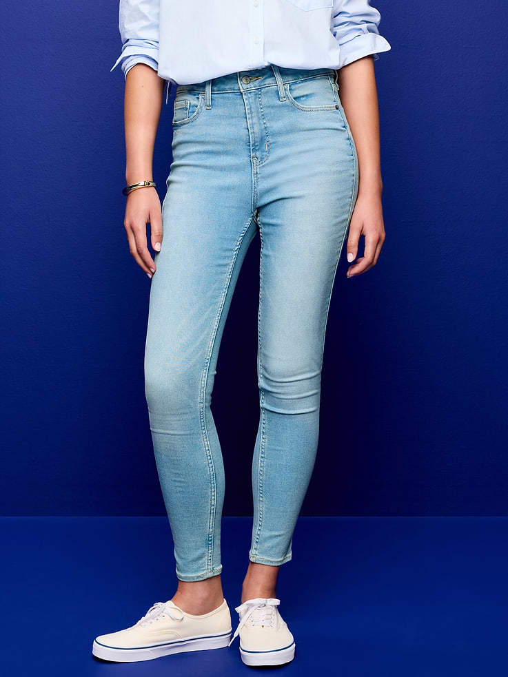Image number 2 showing, Extra High-Waisted Rockstar 360° Stretch Super-Skinny Jeans