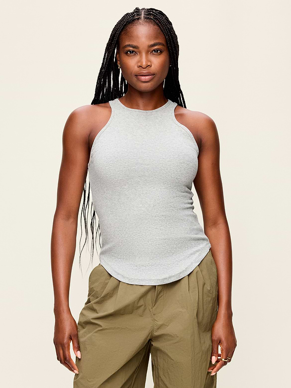 Exhale Seamless Fitted Rib Tank