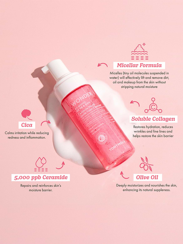 Tony Moly Wonder Ceramide Foam Cleanser