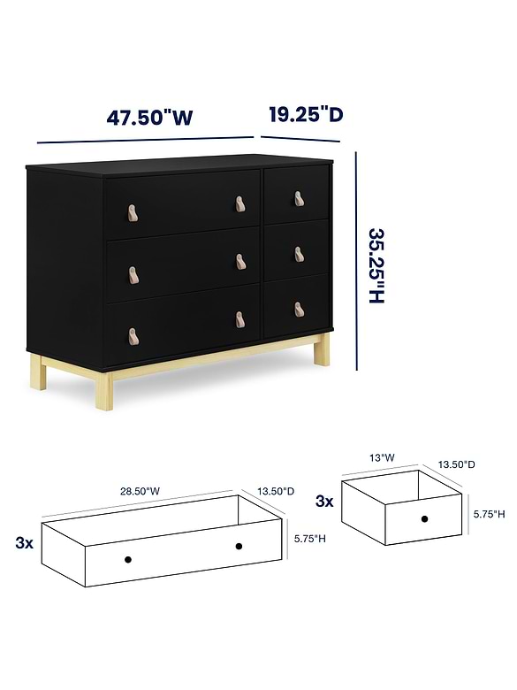 babyGap Legacy Pulls 6 Drawer Dresser