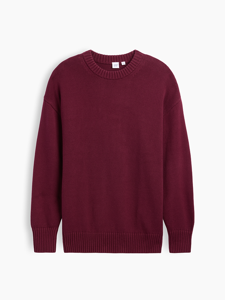 Image 5 of 5, Oversized Crewneck Sweater
