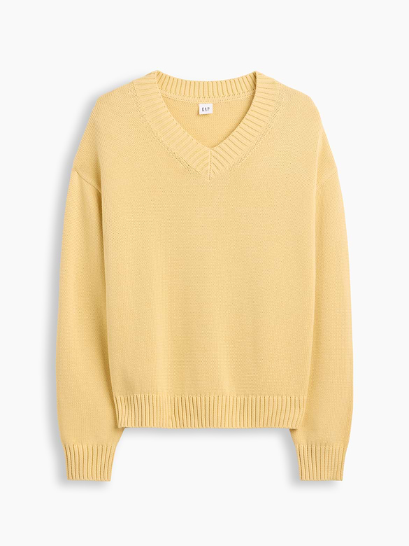 Oversized V-Neck Sweater