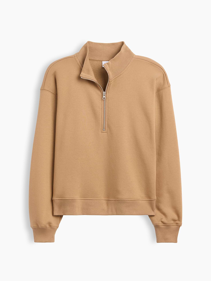 Image number 5 showing, Relaxed Fleece Half-Zip Sweatshirt