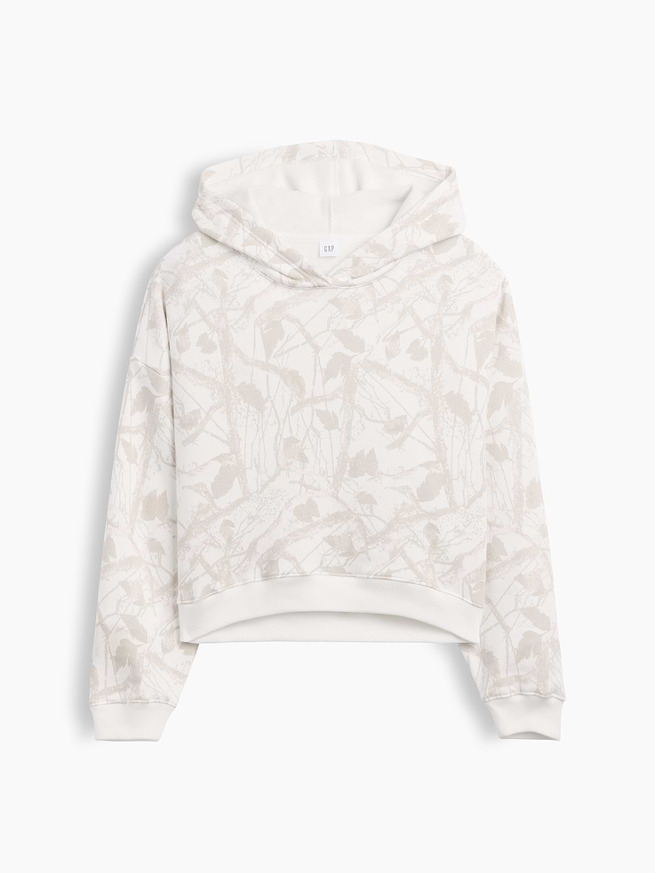 Image number 5 showing, Relaxed Gap Mini-Logo Cropped Hoodie