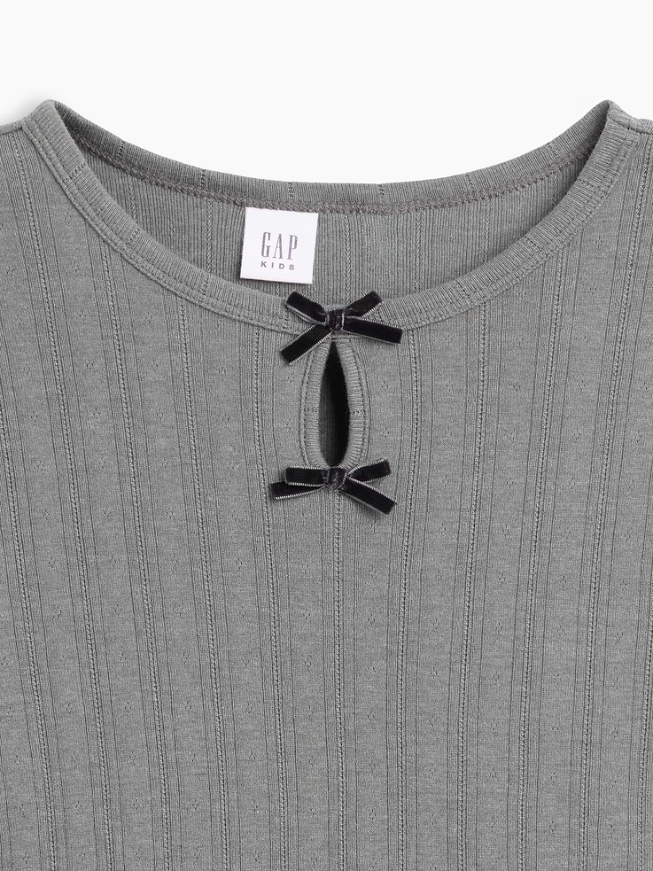 Image 2 of 3, Kids Pointelle Dress