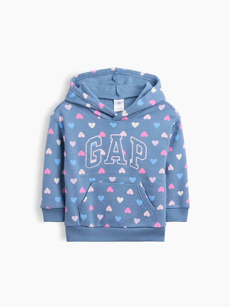 Image number 1 showing, babyGap Relaxed Print Logo Hoodie