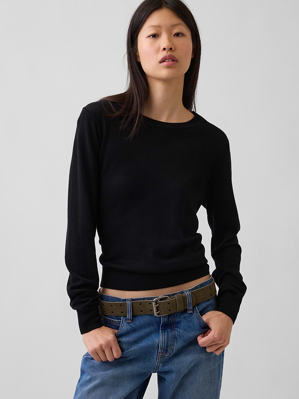 Suede Double-Prong Belt
