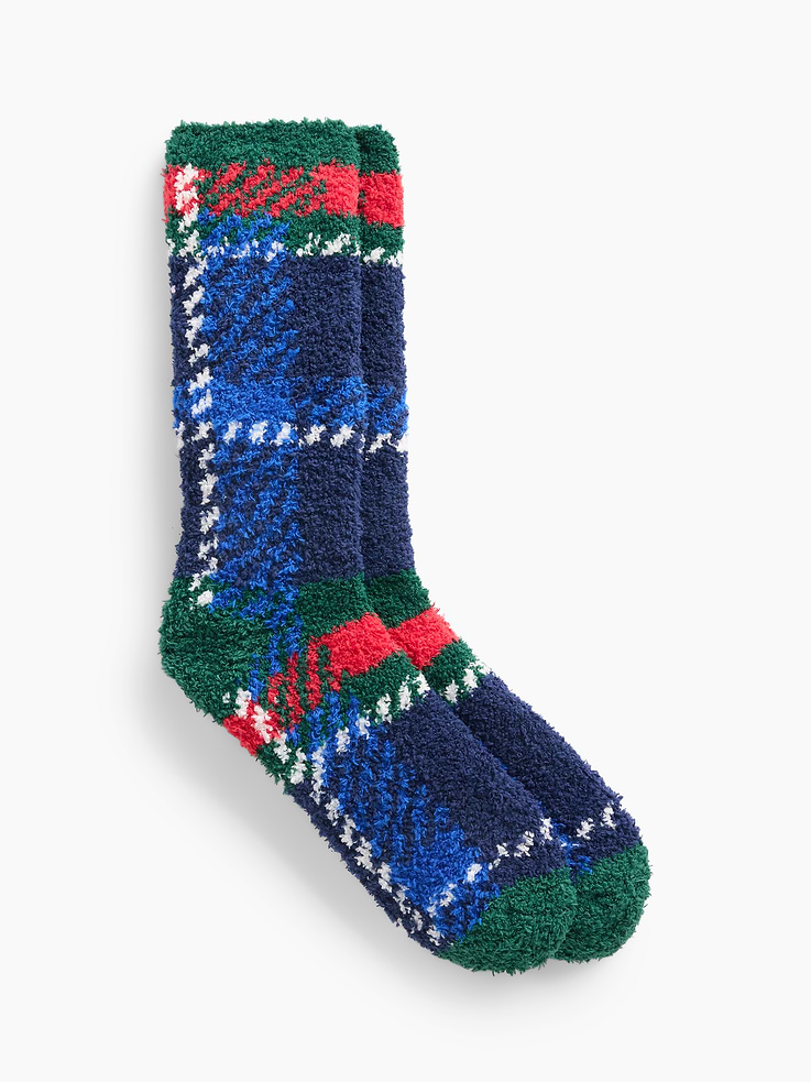 Image 1 of 1, Cozy knit with stretch., Reinforced toe and heel., Select styles have allover print, stripes, plaid, or graphics., This product was made in a factory that invests in gender equity and women’s empowerment through RISE. Learn more at, Product #1187624