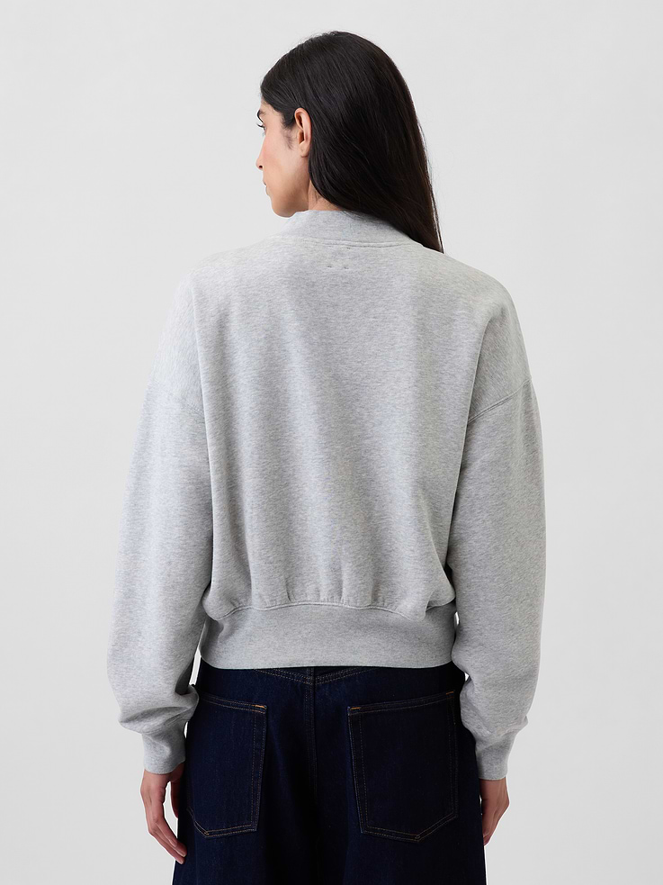 Image 3 of 5, VintageSoft Oversized Bomber Jacket