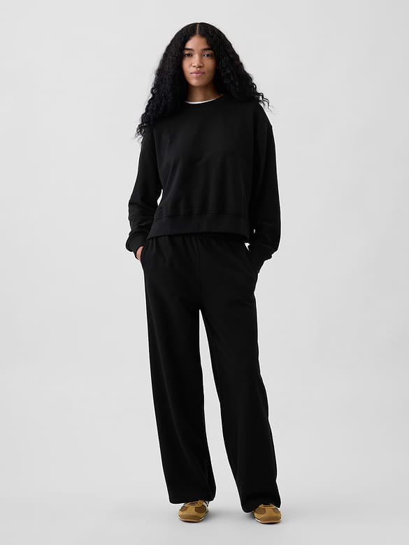 VintageSoft Terry Oversized Wedge Sweatshirt