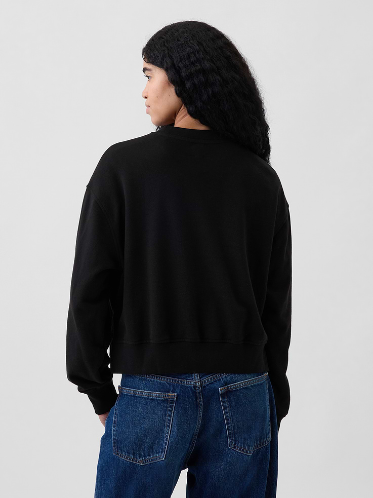 Image number 3 showing, VintageSoft Terry Oversized Wedge Sweatshirt