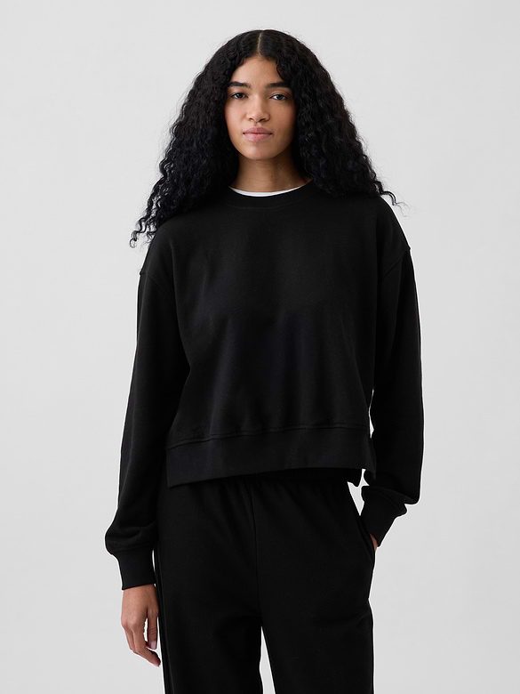 VintageSoft Terry Oversized Wedge Sweatshirt