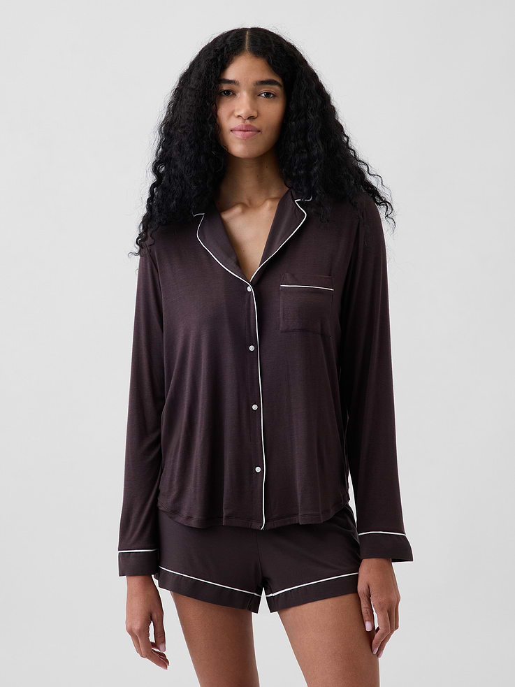 Image number 1 showing, SoftMade Modal PJ Top