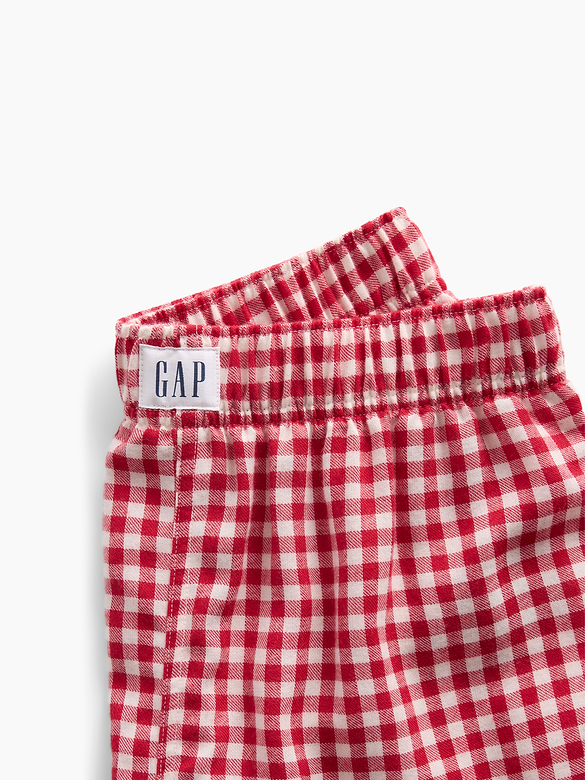 Kids Recycled Flannel PJ Boxer Shorts