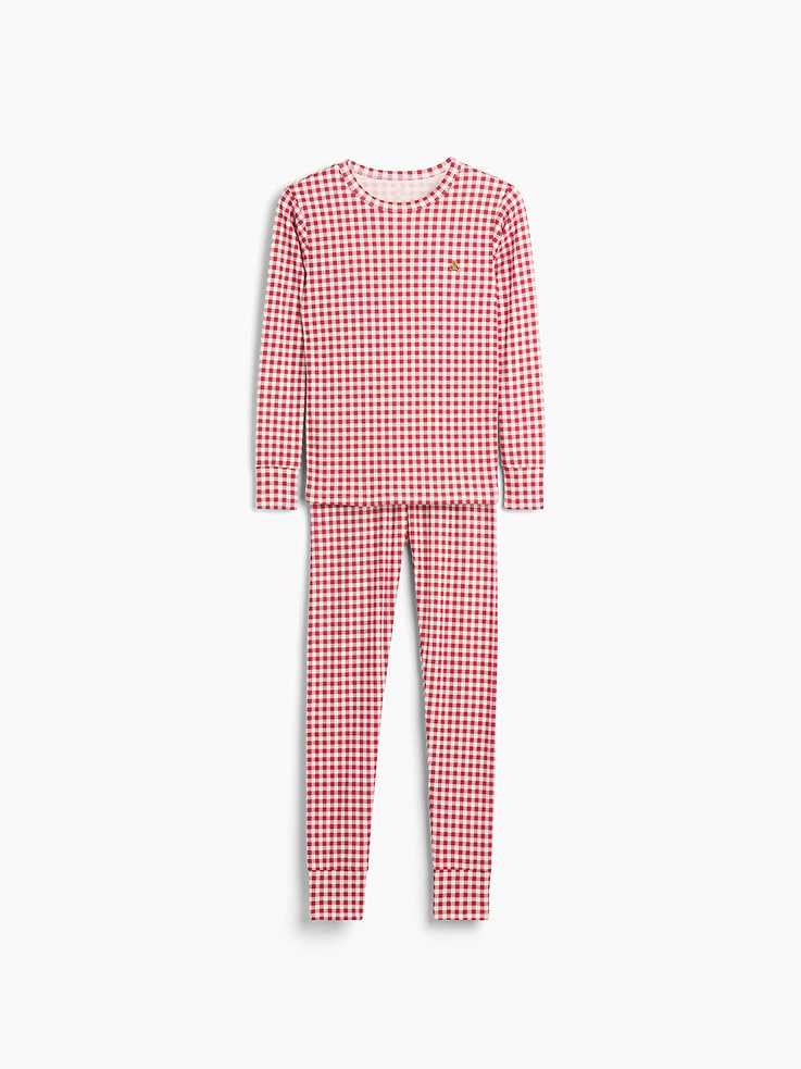Image number 5 showing, Kids & Baby Organic Brushed Cotton Gingham PJ Set