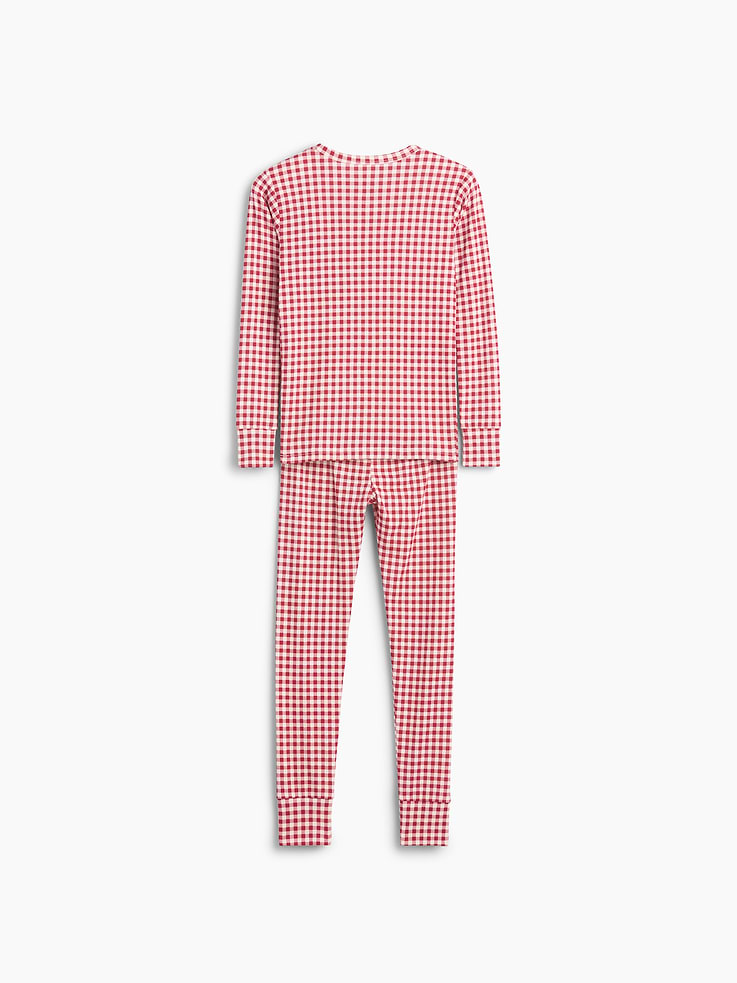 Image number 2 showing, Kids & Baby Organic Brushed Cotton Gingham PJ Set