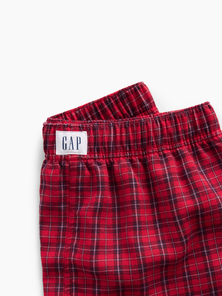 Image number 5 showing, Kids Recycled Flannel PJ Boxer Shorts