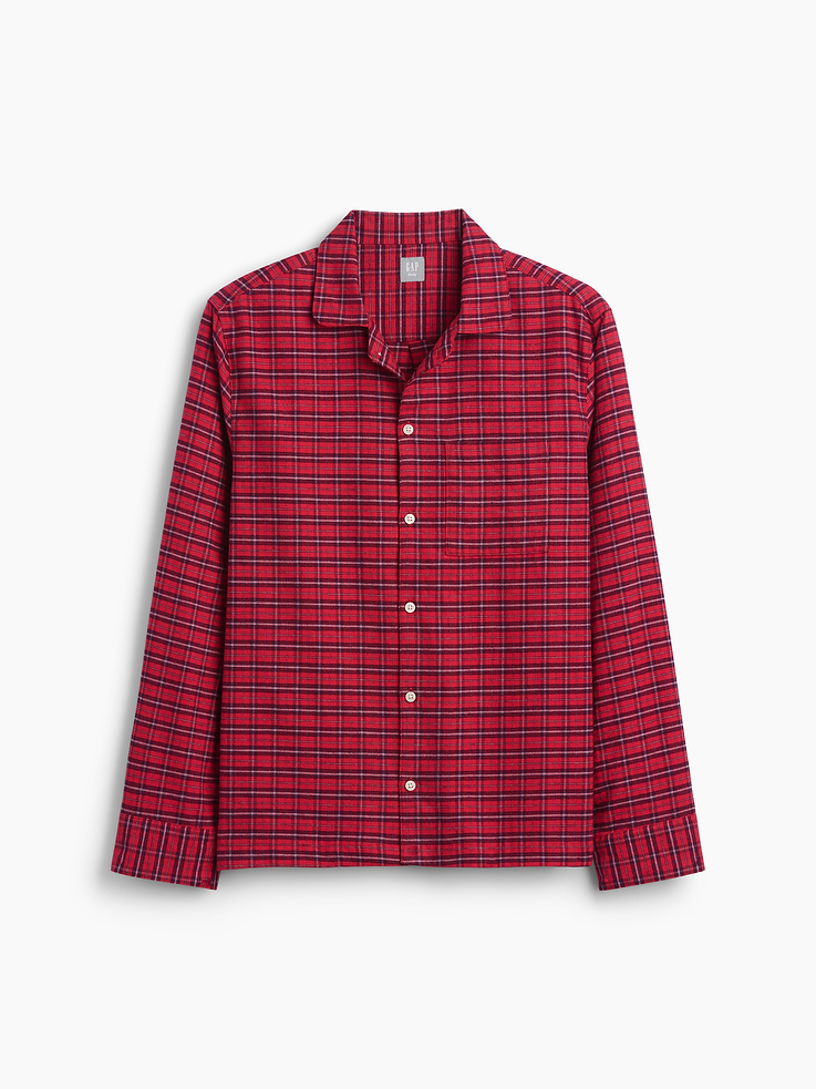 Image number 7 showing, Adult Softest Flannel PJ Shirt
