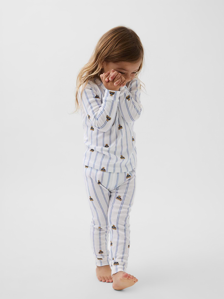 Image number 2 showing, Kids & Baby Organic Brushed Cotton PJ Set