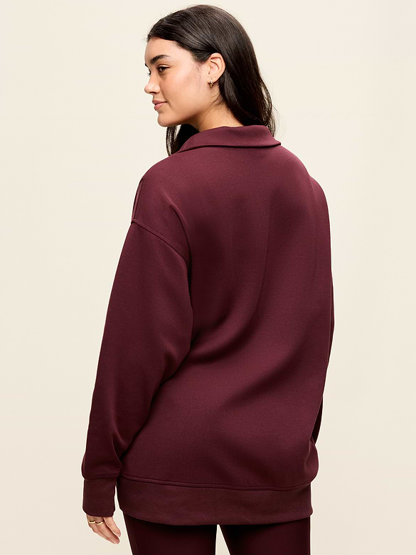 Dynamic Fleece Half-Zip Tunic Sweatshirt