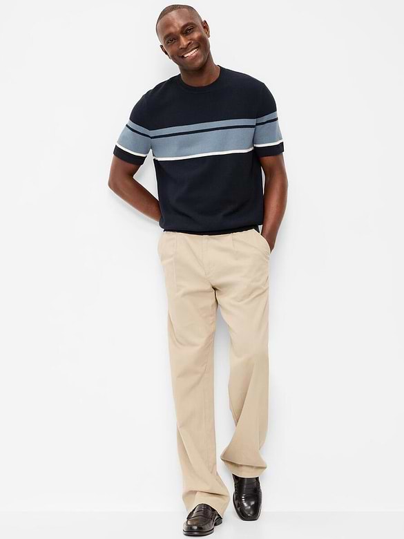 Short-Sleeve Sweater Shirt
