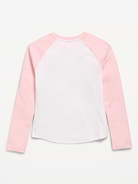 Image 3 of 3, Long Raglan-Sleeve T-Shirt for Girls