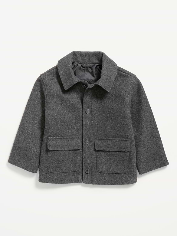 Button-Front Jacket for Toddler Boys