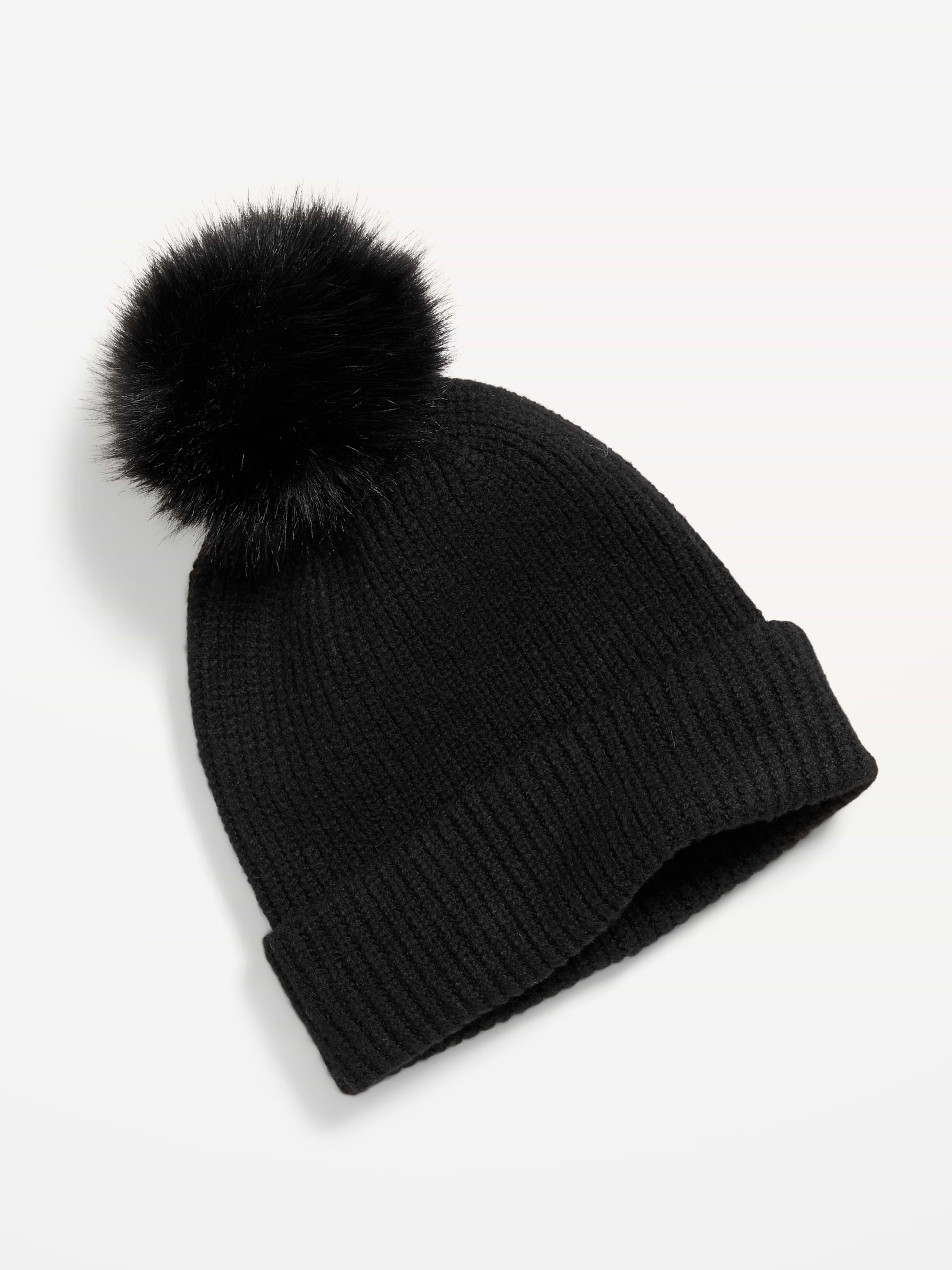 Image 1 of 2, rolled cuff, pom-pom detail, Product #1184033