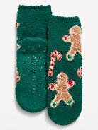 Image 1 of 1, notched toe seams for added comfort, textured gripper dots at soles, Product #1184187