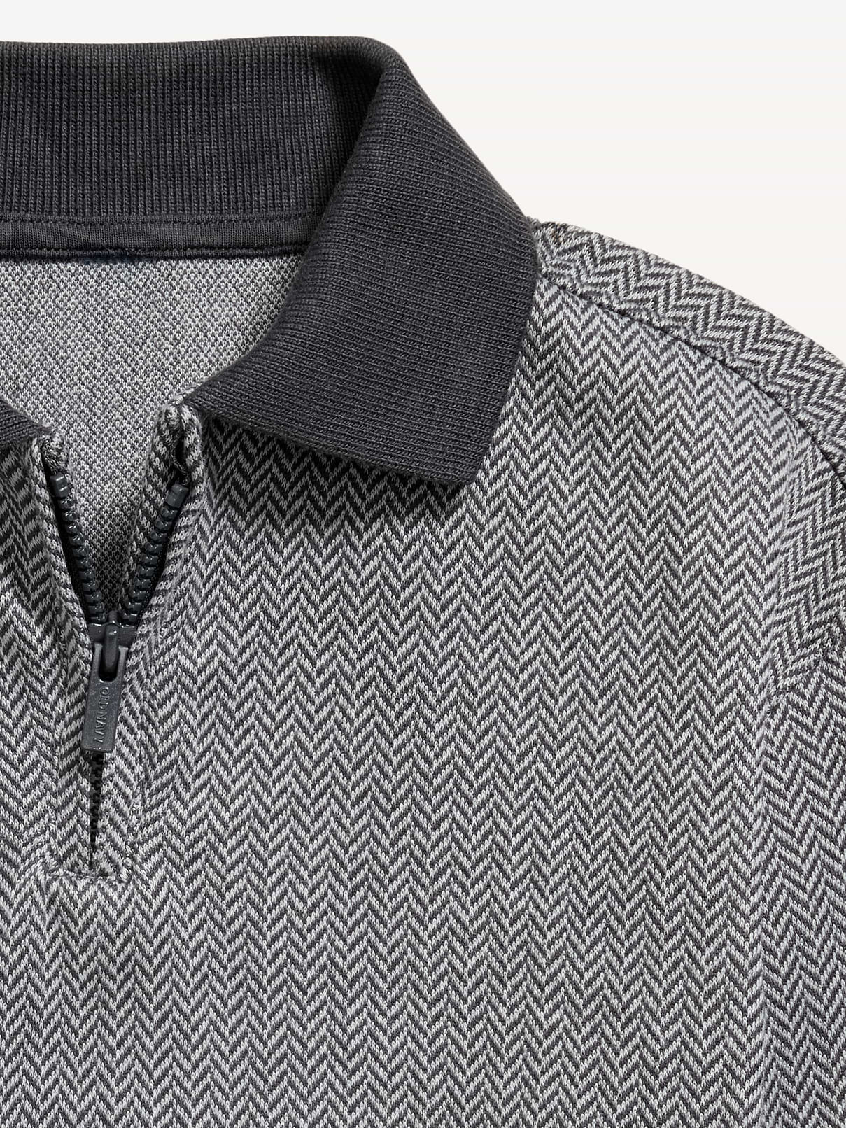 Image 2 of 2, Oversized Collared Quarter-Zip for Toddler Boys