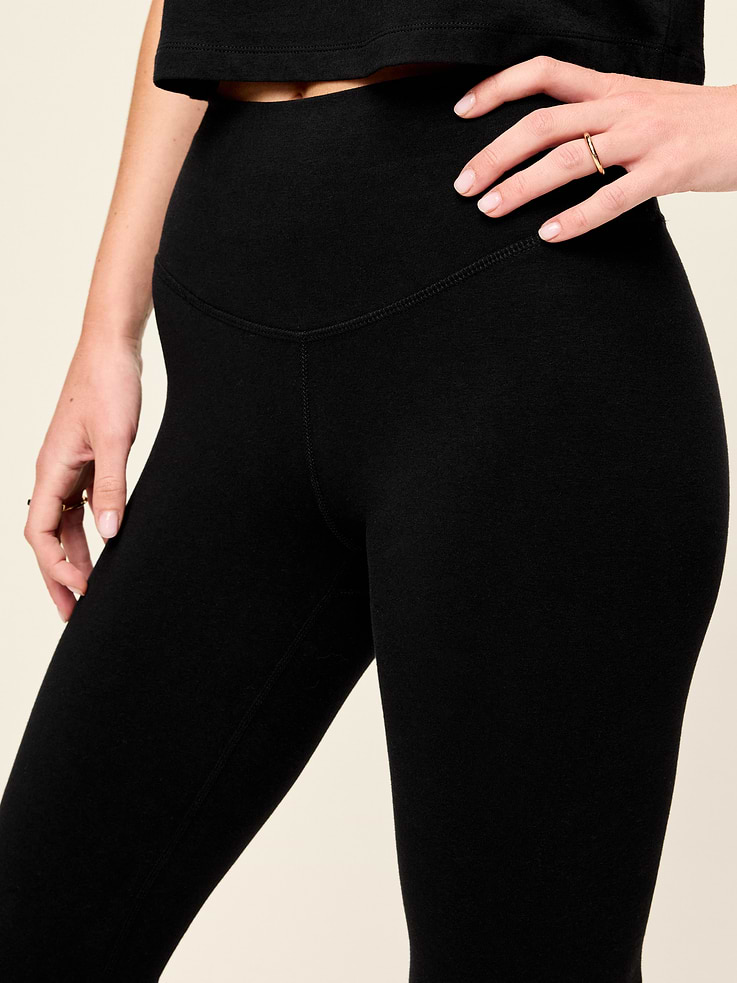 Image number 6 showing, High-Waisted PowerChill 7/8 Cotton Leggings