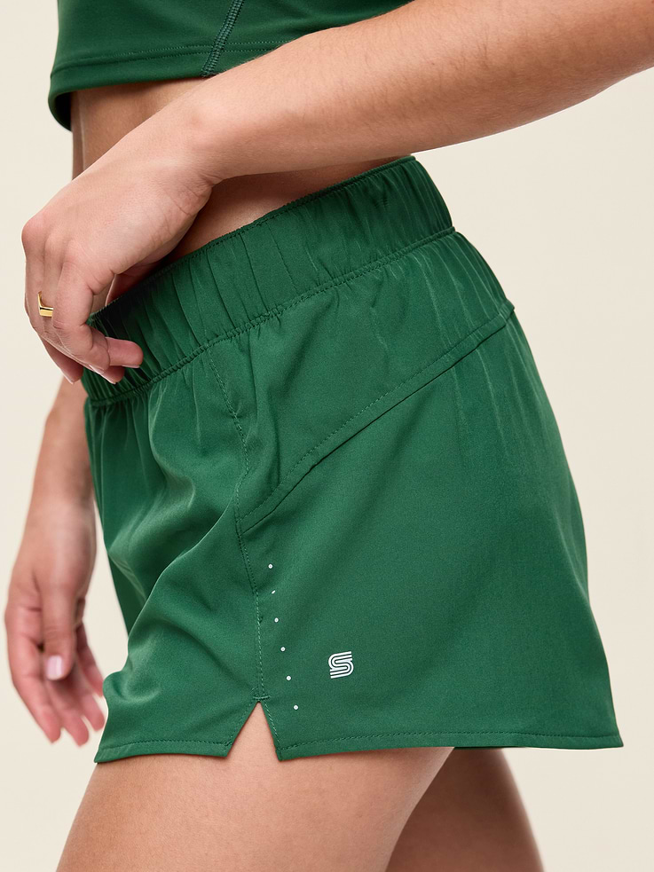 Image number 3 showing, Mid-Rise StretchTech Run Shorts -- 3-inch inseam