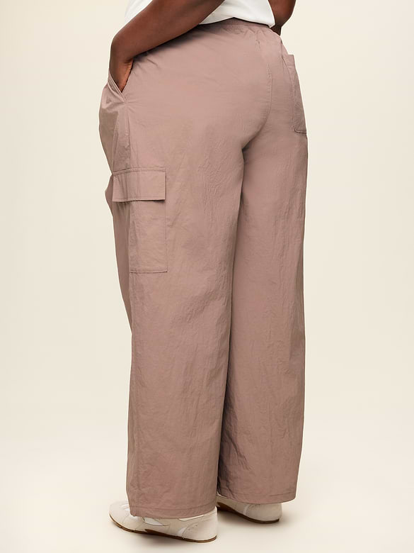 Mid-Rise Adjustable Active Woven Utility Pants