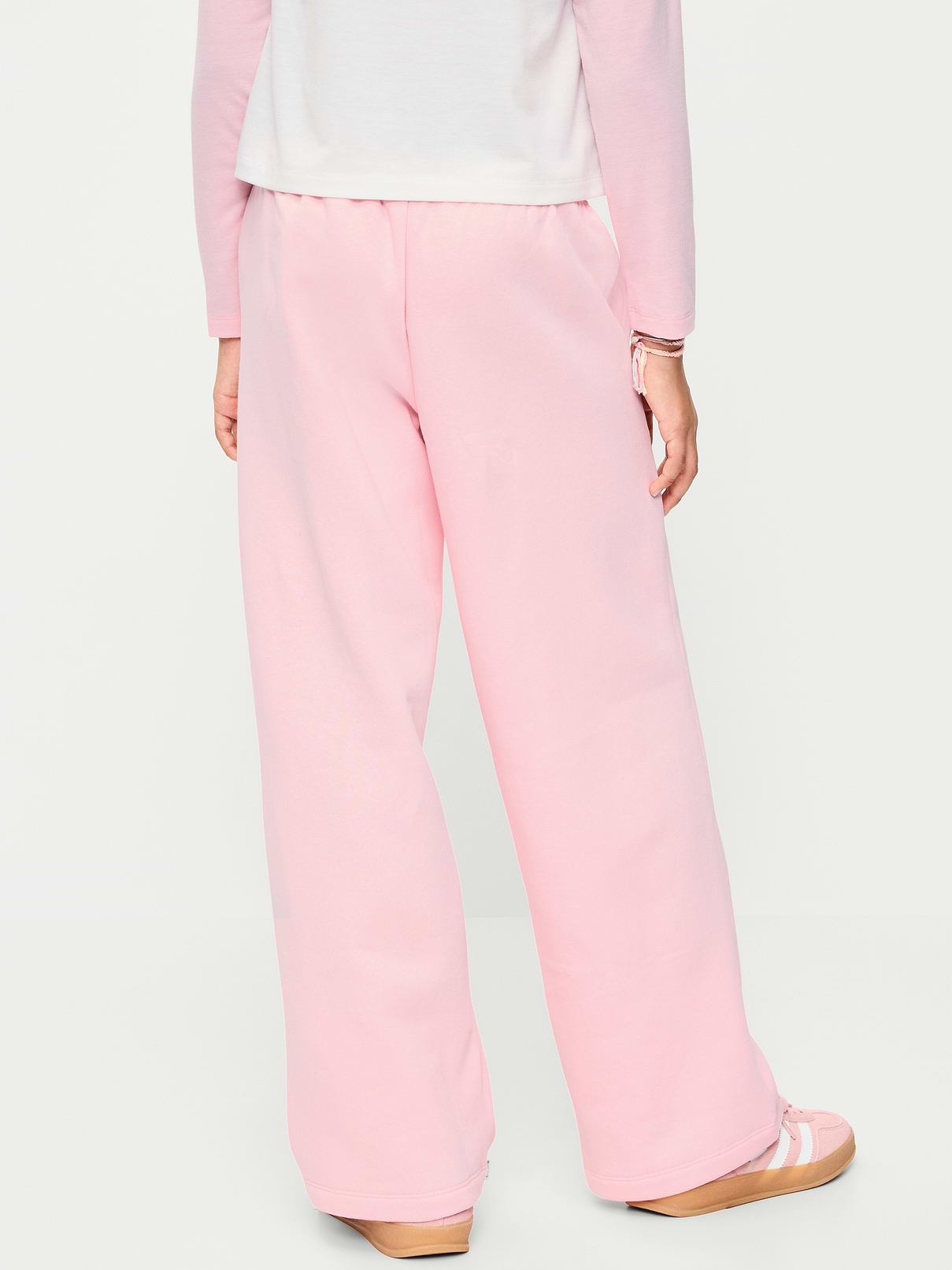 Image number 2 showing, High-Waisted Graphic Wide-Leg Sweatpants for Girls