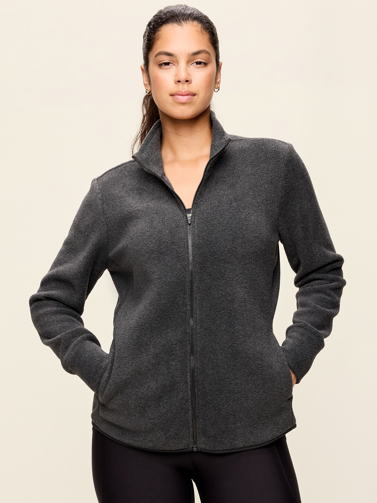Fitted Performance Fleece Full-Zip Jacket | Old Navy