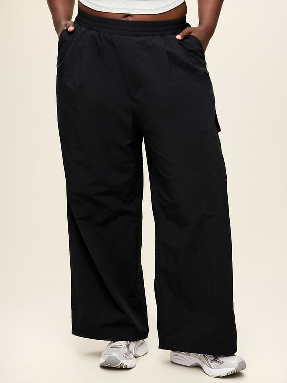 Mid-Rise Adjustable Active Woven Utility Pants