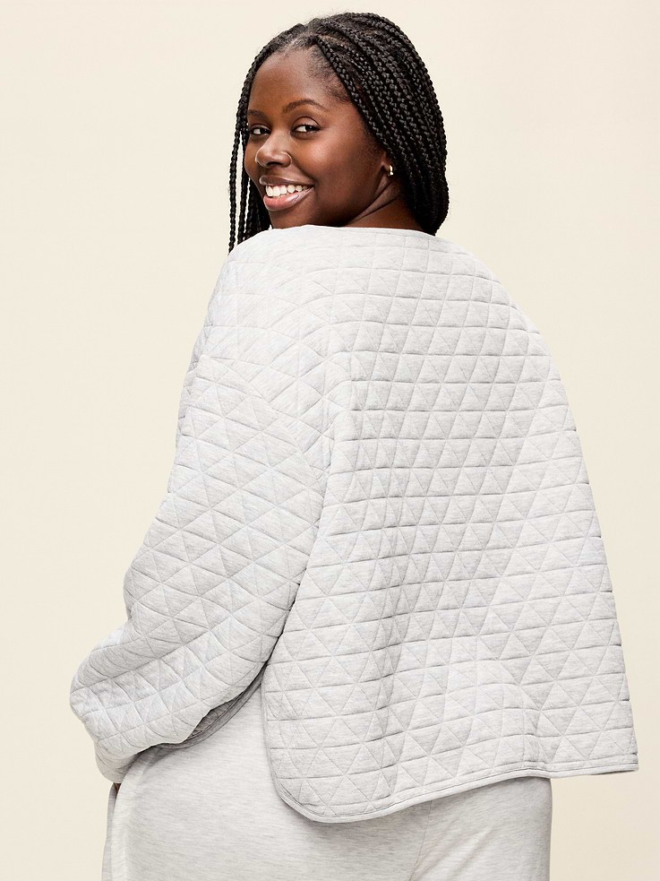 Image number 8 showing, Quilted Bounce Boatneck Sweatshirt