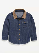 L'image numéro 2 présente Chemise à manches longues en deninm pour tout-petit