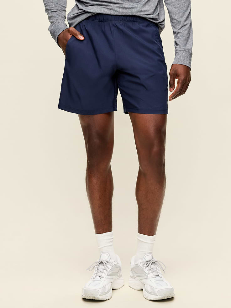 Image 1 of 5, Make your moves in Old Navy Sport's StretchTech: A lightweight, quick-drying fabric with high-performance stretch., elastic-drawstring waist, hip pockets, breathable pocket lining, quick drying, breathable, 4-way stretch, Product #545878