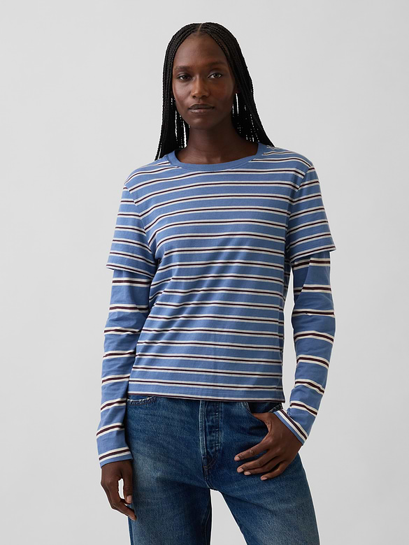 Organic Cotton VintageSoft Double-Layer T-Shirt