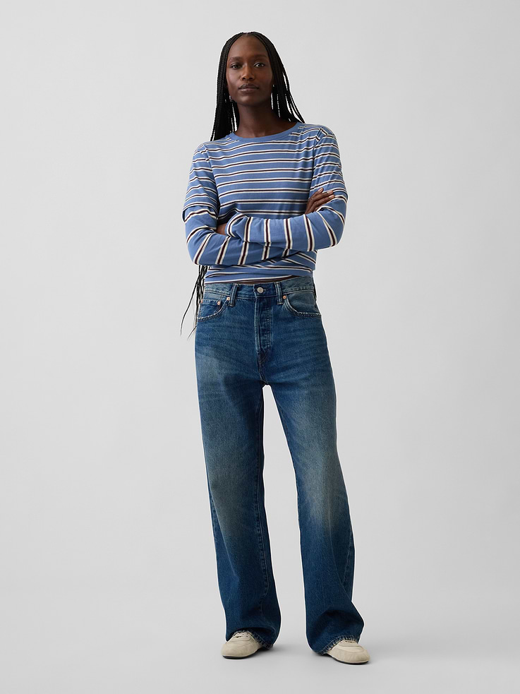 Image number 2 showing, Organic Cotton VintageSoft Double-Layer T-Shirt