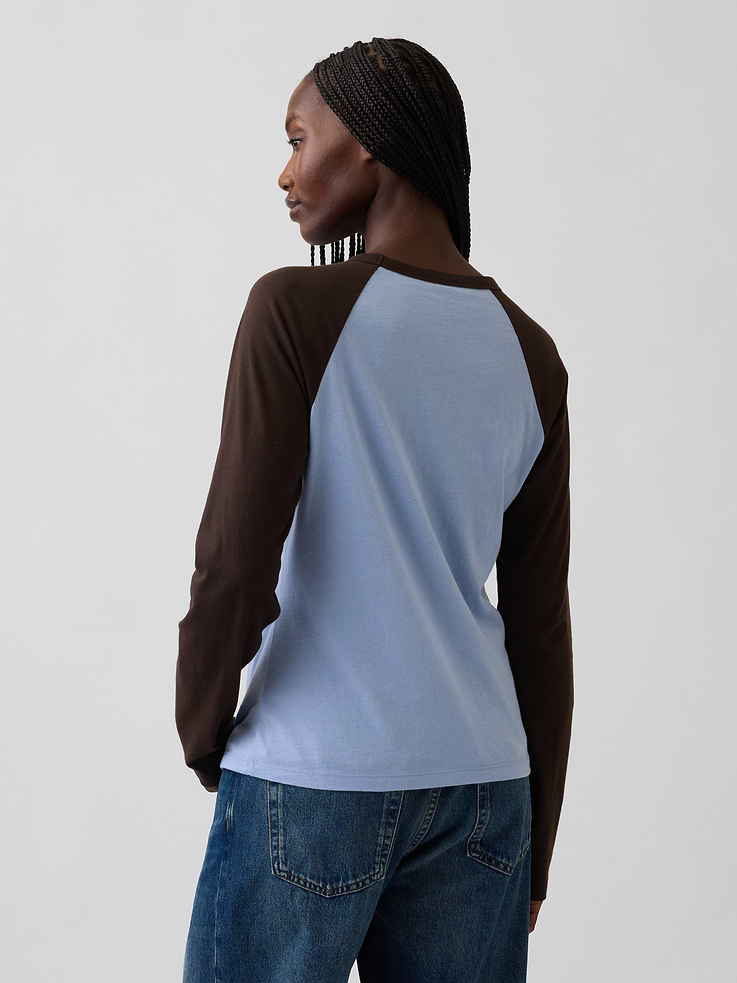 Image number 3 showing, Organic Cotton VintageSoft Raglan T-Shirt