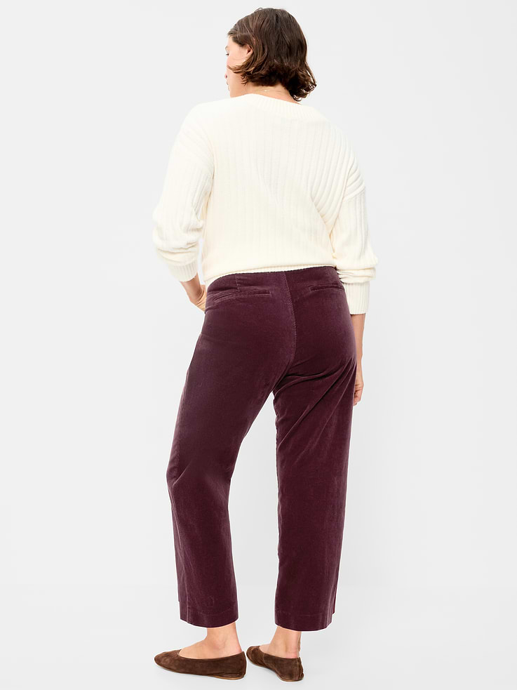 Image number 7 showing, High-Waisted Pixie Straight Pants